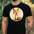 Mens Funny Cartoon Fox Motif Cotton Size XS to 5XL - Adult & Kids T-Shirts, Sweatshirts & Hoodies apparel design preview 1