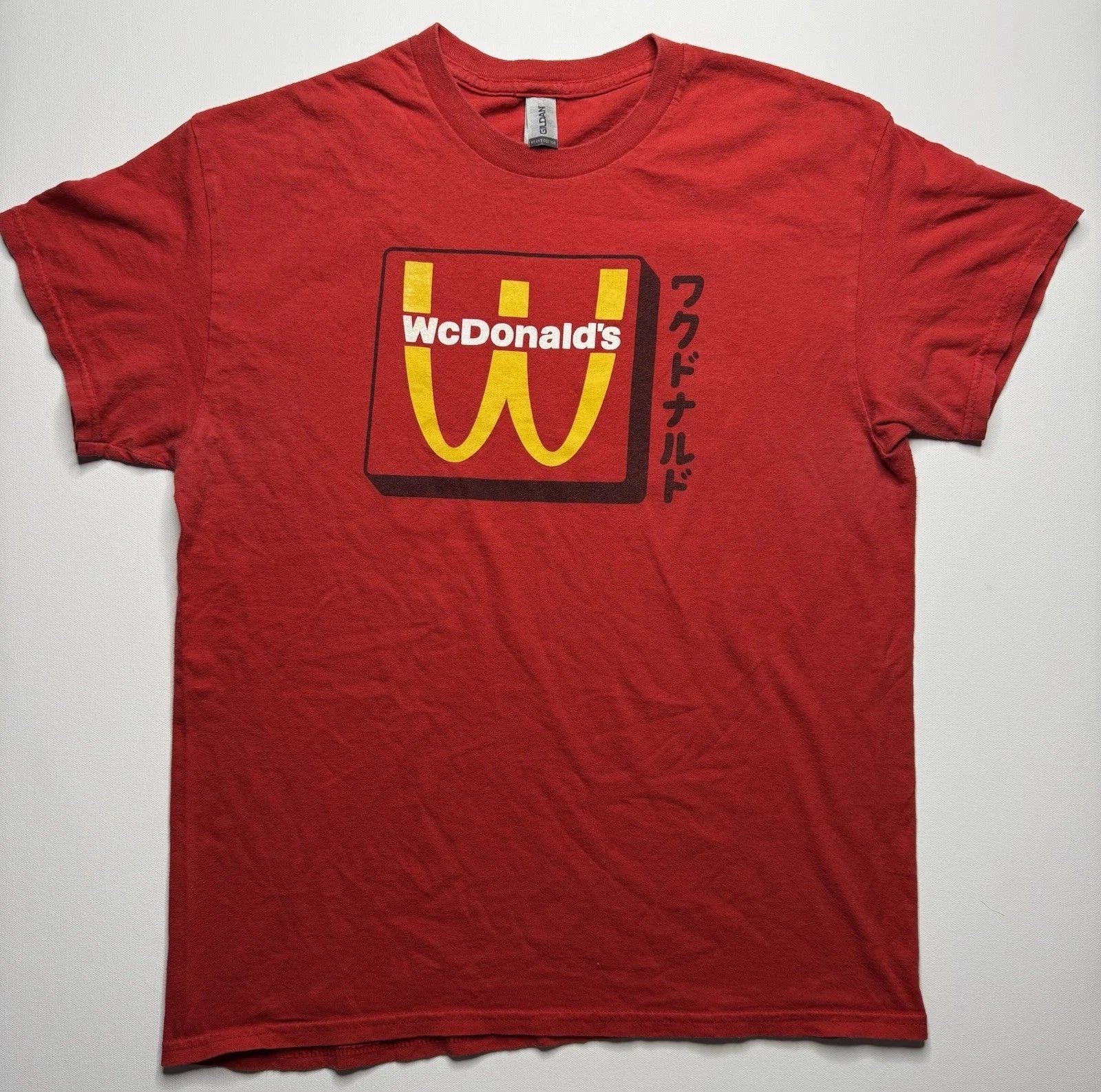Japanese Anime McDonalds Style Mens Medium Red Pop - Adult & Kids T-Shirts, Sweatshirts & Hoodies apparel design preview 1