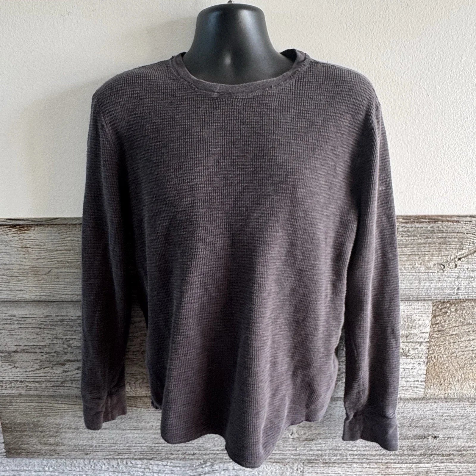 Lucky Brand Lived In Thermal Waffle Knit Large (T1) - Adult & Kids T-Shirts, Sweatshirts & Hoodies apparel design preview 1