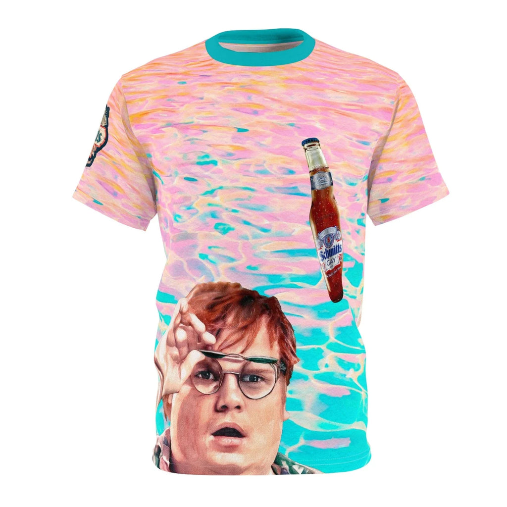 Chris Farley SNL Schmitt's Gay Beer Unisex Cut Sew - Adult & Kids T-Shirts, Sweatshirts & Hoodies apparel design preview 1