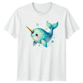 Cute Narwhal Ocean Wildlife Fantasy Animal Birthday - Adult & Kids T-Shirts, Sweatshirts & Hoodies apparel design preview 1