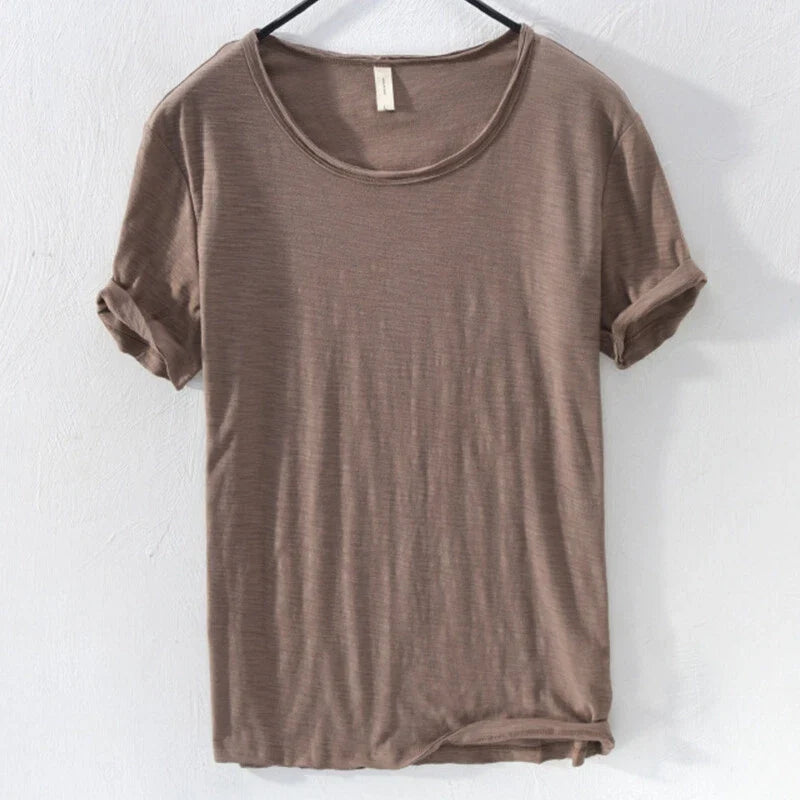 Men's Solid Color Short Sleeve Cotton Casual Thin - Adult & Kids T-Shirts, Sweatshirts & Hoodies apparel design preview 1