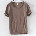 Men's Solid Color Short Sleeve Cotton Casual Thin - Adult & Kids T-Shirts, Sweatshirts & Hoodies apparel design preview 1