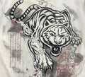 Y2K Streetwear Tiger Graphic XL Kanji Art White - Adult & Kids T-Shirts, Sweatshirts & Hoodies apparel design preview 1