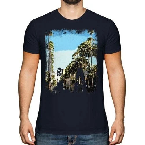 L. A. Los Angeles Grunge Print Malloppo Beach Top - Adult & Kids T-Shirts, Sweatshirts & Hoodies apparel design preview 1