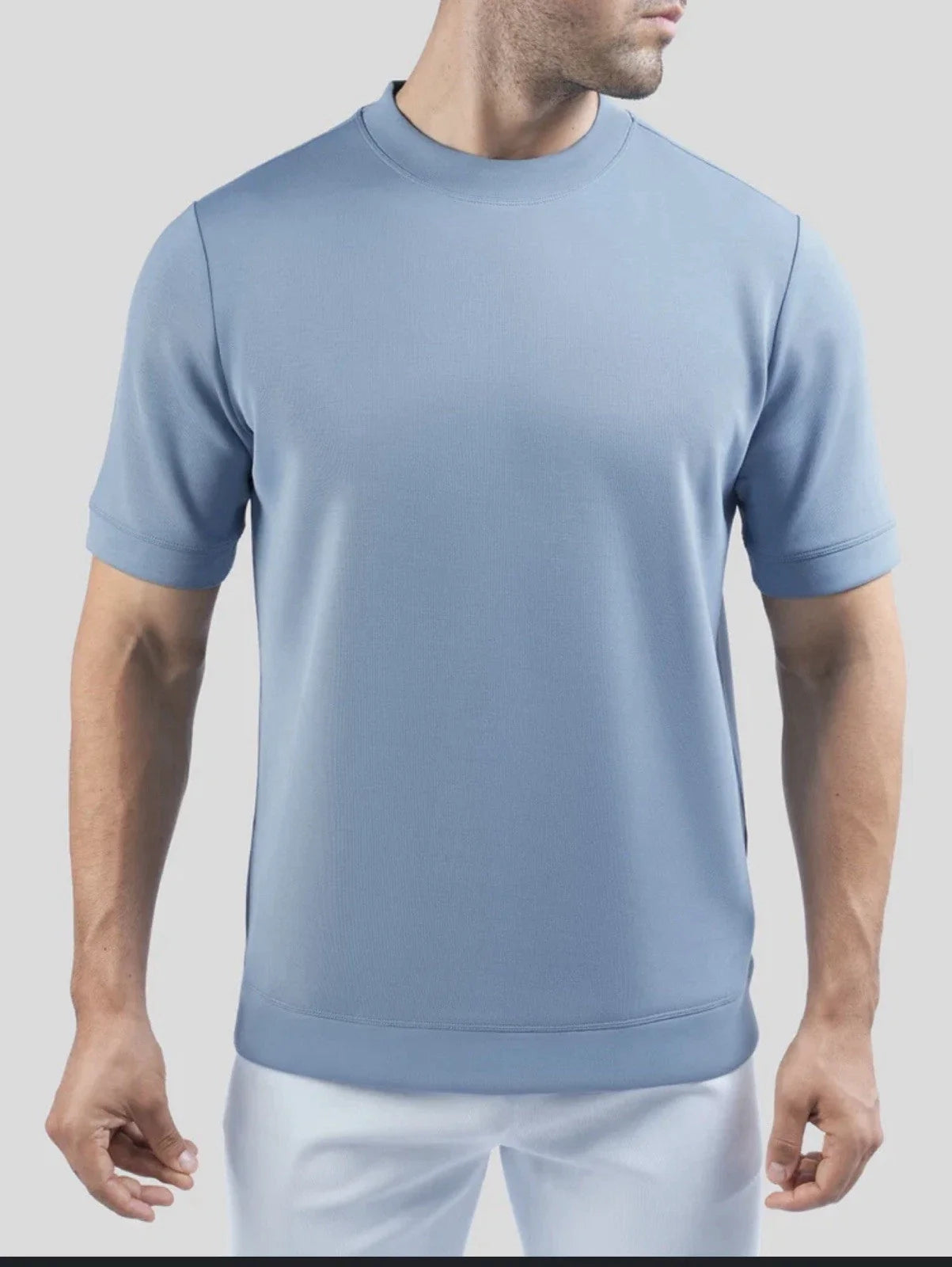 Fioboc Men's Modal Blend SS SlimFit High Tec 4 Way - Adult & Kids T-Shirts, Sweatshirts & Hoodies apparel design preview 1