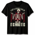 It Is What Skeleton Japanese Stoic Aesthetic - Adult & Kids T-Shirts, Sweatshirts & Hoodies apparel design preview 1