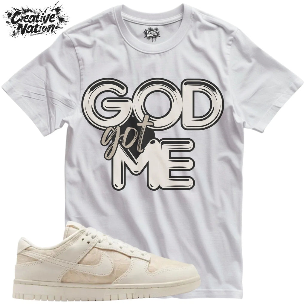To Match Dunk Low Lace Soft Pearl GOD Got Me - Adult & Kids T-Shirts, Sweatshirts & Hoodies apparel design preview 1