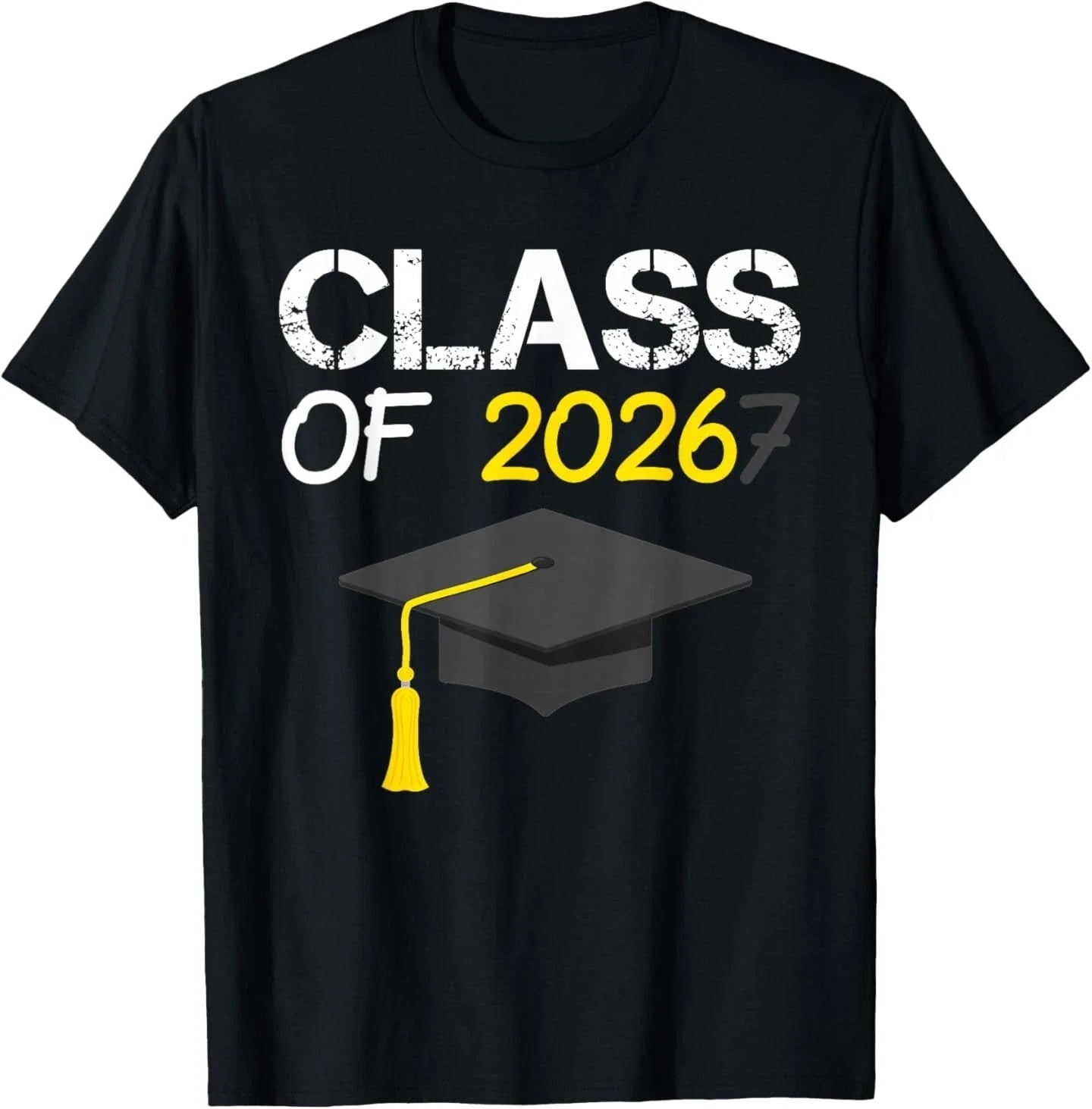 Graduating Students Funny Meme Idea Class of 2026 Six - Adult & Kids T-Shirts, Sweatshirts & Hoodies apparel design preview 1