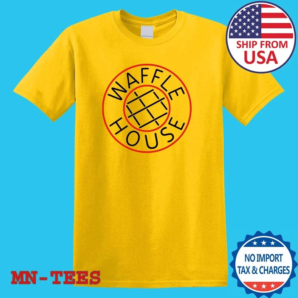 Waffle House Restaurant Yellow Size S-5XL - Adult & Kids T-Shirts, Sweatshirts & Hoodies apparel design preview 1