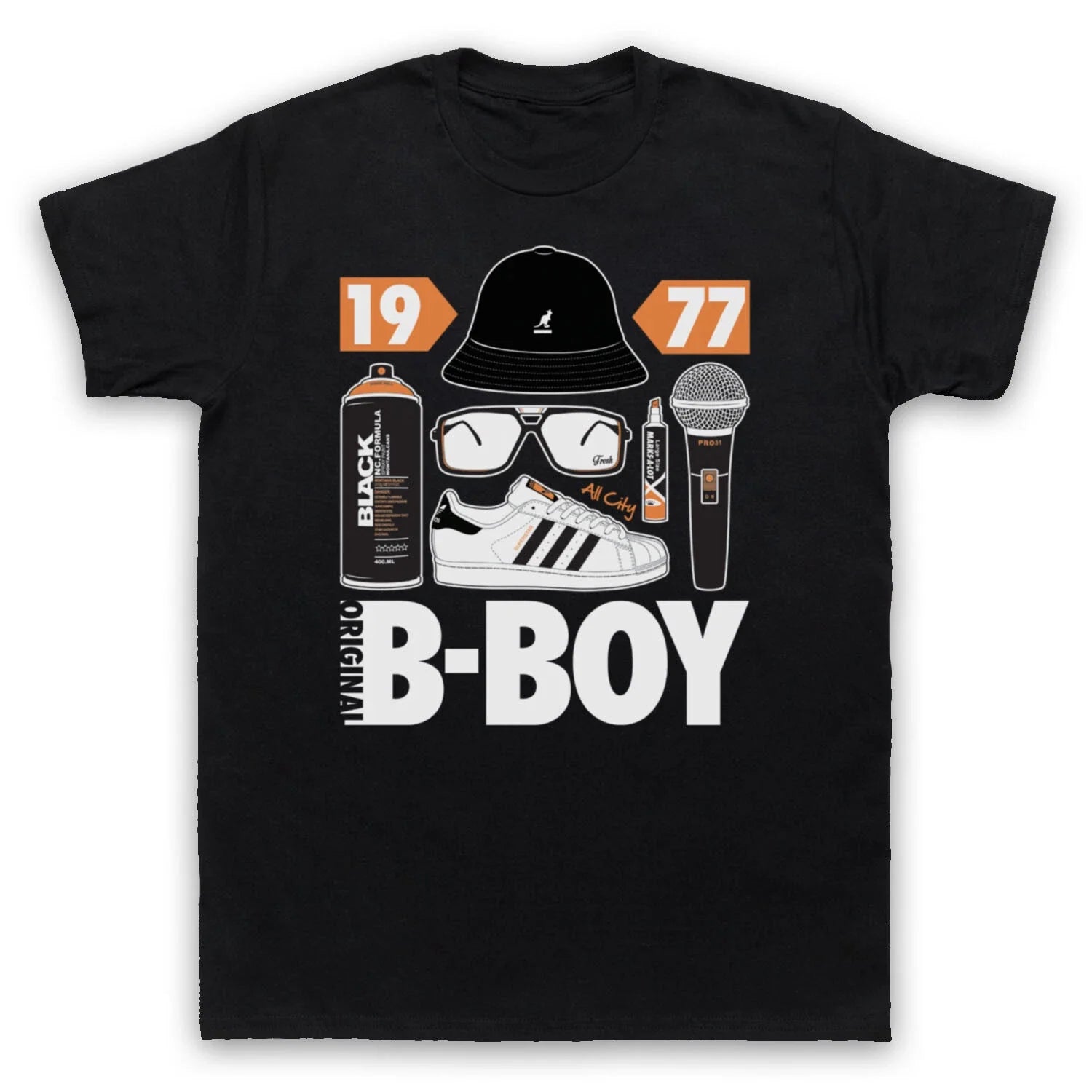 ORIGINAL B-BOY BREAKDANCING SLOGAN HIP HOP DANCE - Adult & Kids T-Shirts, Sweatshirts & Hoodies apparel design preview 1