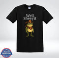 Well Sheeyit Funny Frog Cowboy Meme Western Humor - Adult & Kids T-Shirts, Sweatshirts & Hoodies apparel design preview 1