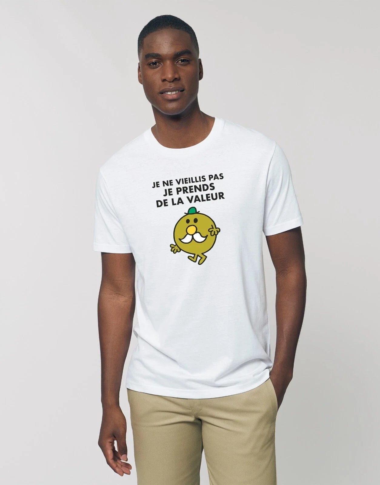 White Men's Short Sleeve I Don't Age Gain Value - Adult & Kids T-Shirts, Sweatshirts & Hoodies apparel design preview 1