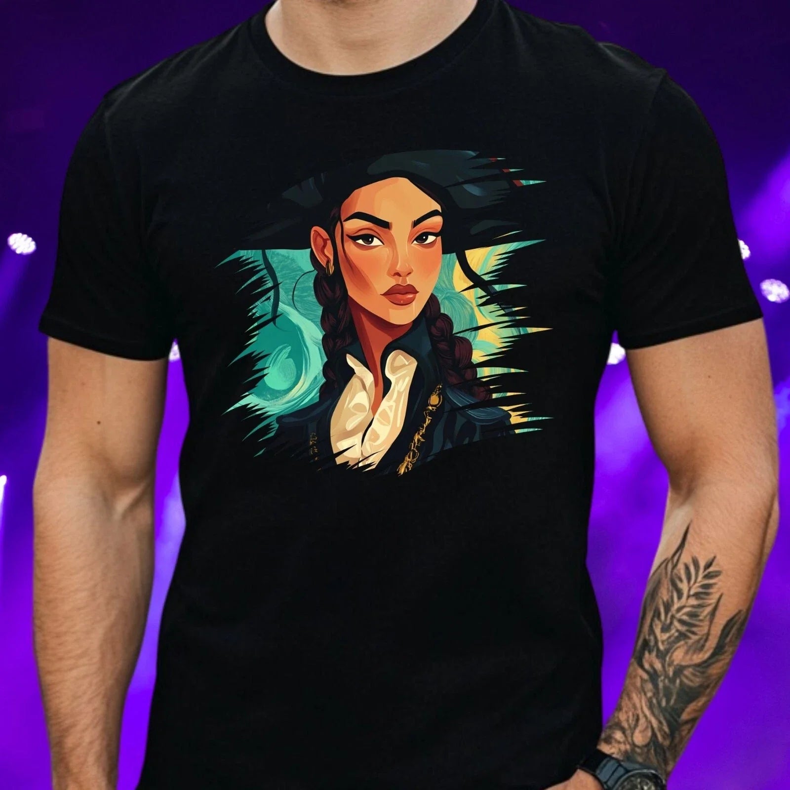 Mens Pirate Print Cotton Size XS to 5XL - Adult & Kids T-Shirts, Sweatshirts & Hoodies apparel design preview 1
