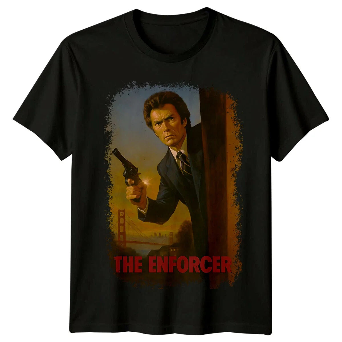 The Enforcer (1976) Movie Poster Inspired Retro 80s - Adult & Kids T-Shirts, Sweatshirts & Hoodies apparel design preview 1