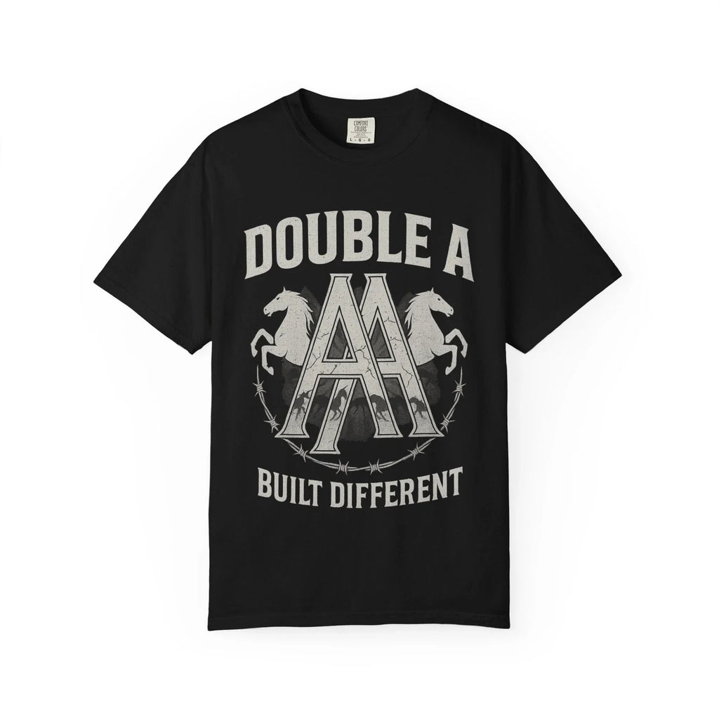 Arn Anderson "Double A Built Different" Retro T‑ Four - Adult & Kids T-Shirts, Sweatshirts & Hoodies apparel design preview 1