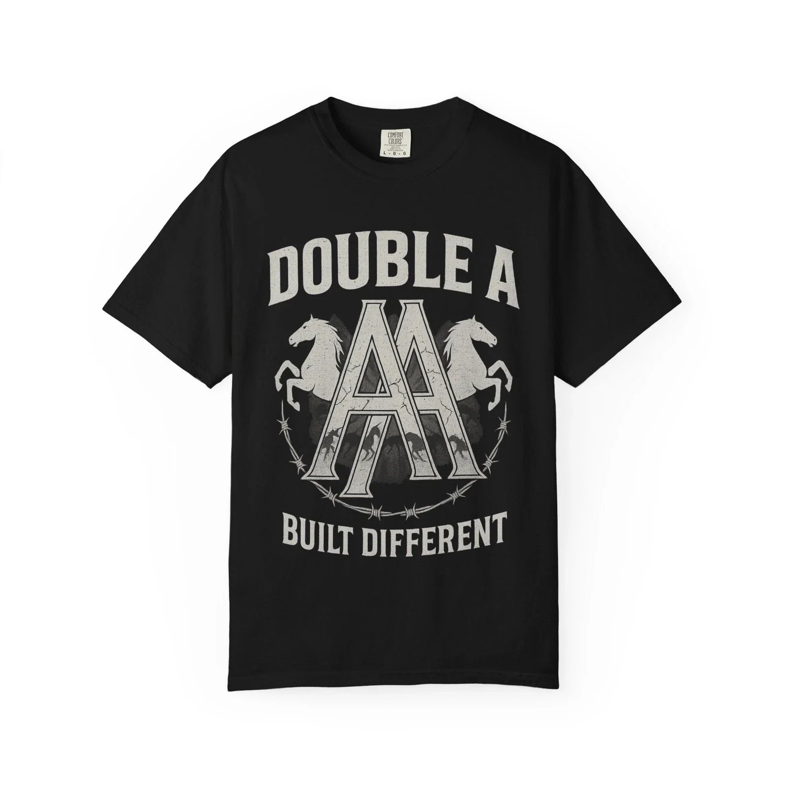 Arn Anderson "Double A Built Different" Retro T‑ Four - Adult & Kids T-Shirts, Sweatshirts & Hoodies apparel design preview 1