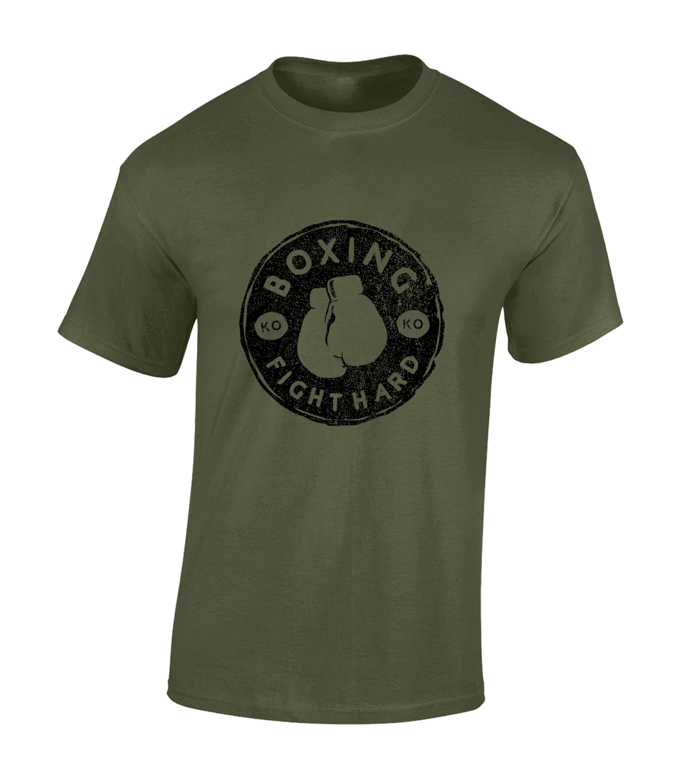BOXING FIGHT HARD MENS DESIGN FOR BOXER TRAINING TOP - Adult & Kids T-Shirts, Sweatshirts & Hoodies apparel design preview 1