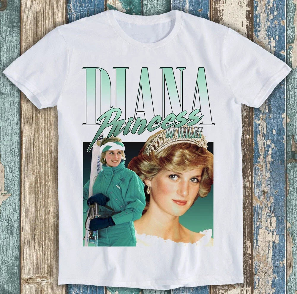 Lady Diana Princess Of Wales 90s Retro Music Best - Adult & Kids T-Shirts, Sweatshirts & Hoodies apparel design preview 1