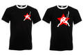 Joe strummer the clash punk retro, mens cotton ringer - Adult & Kids T-Shirts, Sweatshirts & Hoodies apparel design preview 1