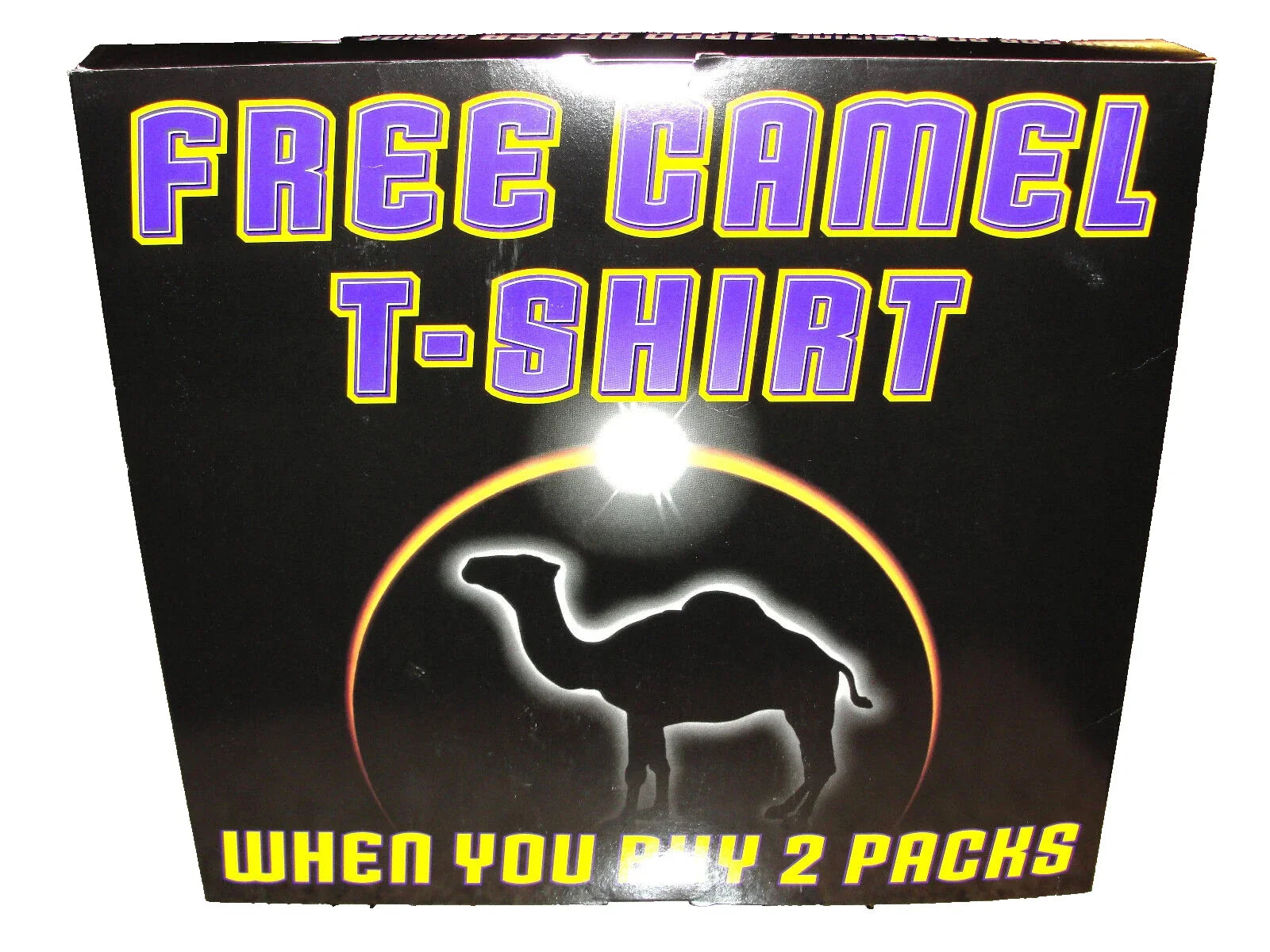 Joe Camel Cigarettes Pocket Black XL 1998 With - Adult & Kids T-Shirts, Sweatshirts & Hoodies apparel design preview 1