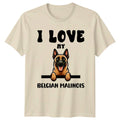 I Love My Belgian Malinois Dog Owner Birthday Gift - Adult & Kids T-Shirts, Sweatshirts & Hoodies apparel design preview 1