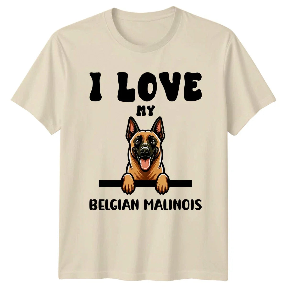 I Love My Belgian Malinois Dog Owner Birthday Gift - Adult & Kids T-Shirts, Sweatshirts & Hoodies apparel design preview 1