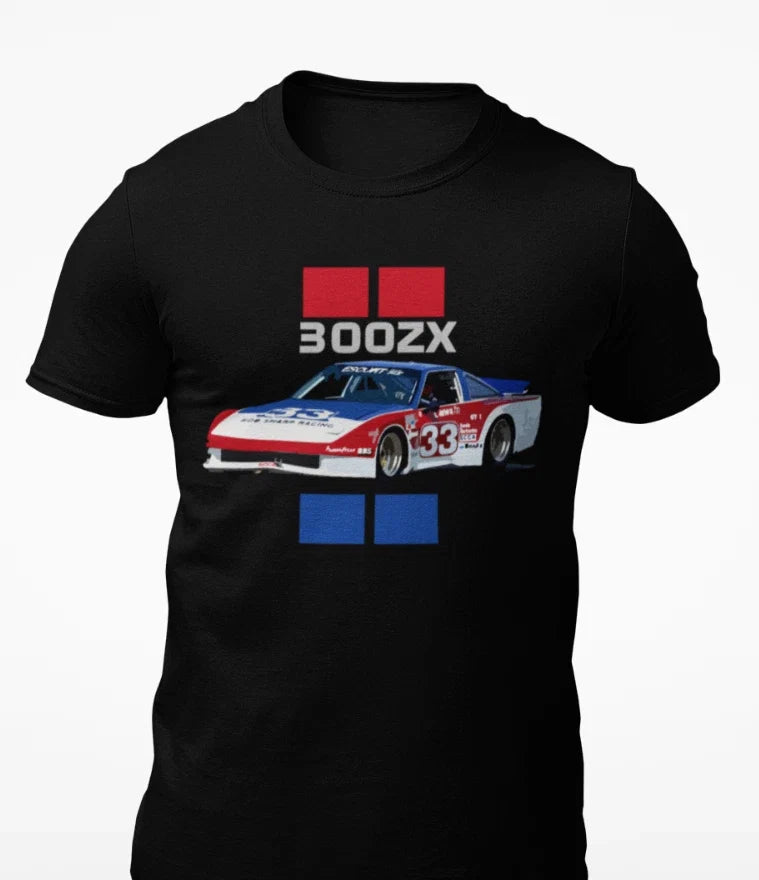 Paul Newman 300ZX Retro Race Car Short-Sleeve - Adult & Kids T-Shirts, Sweatshirts & Hoodies apparel design preview 1