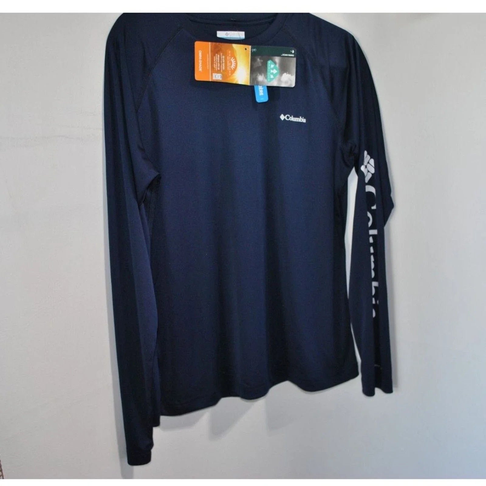 Men's Columbia Omni-Shade Navy Blue size Large New - Adult & Kids T-Shirts, Sweatshirts & Hoodies apparel design preview 1