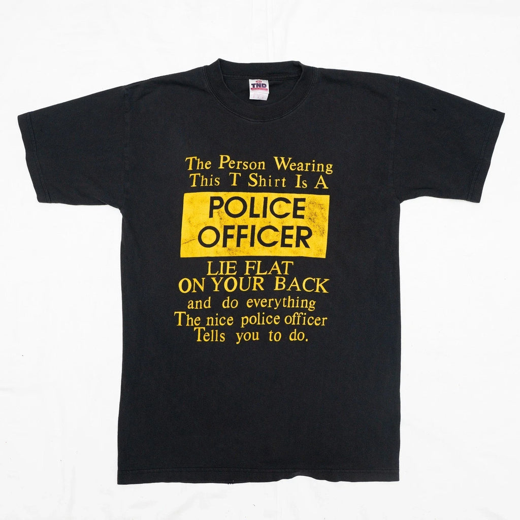 Vintage Y2k Police Officer Parody Crude Lay on Your - Adult & Kids T-Shirts, Sweatshirts & Hoodies apparel design preview 1