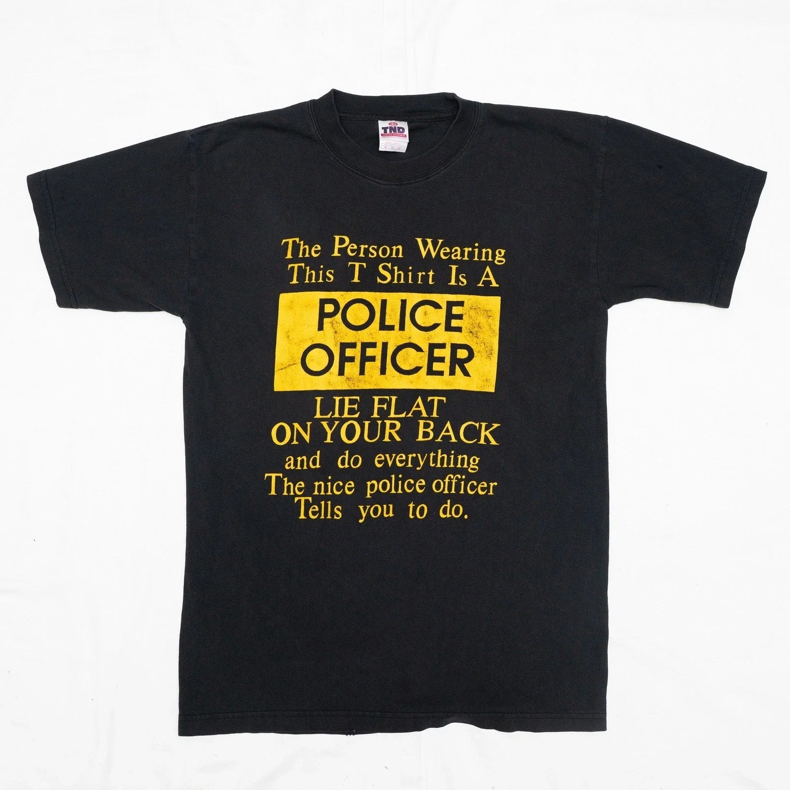 Vintage Y2k Police Officer Parody Crude Lay on Your - Adult & Kids T-Shirts, Sweatshirts & Hoodies apparel design preview 1