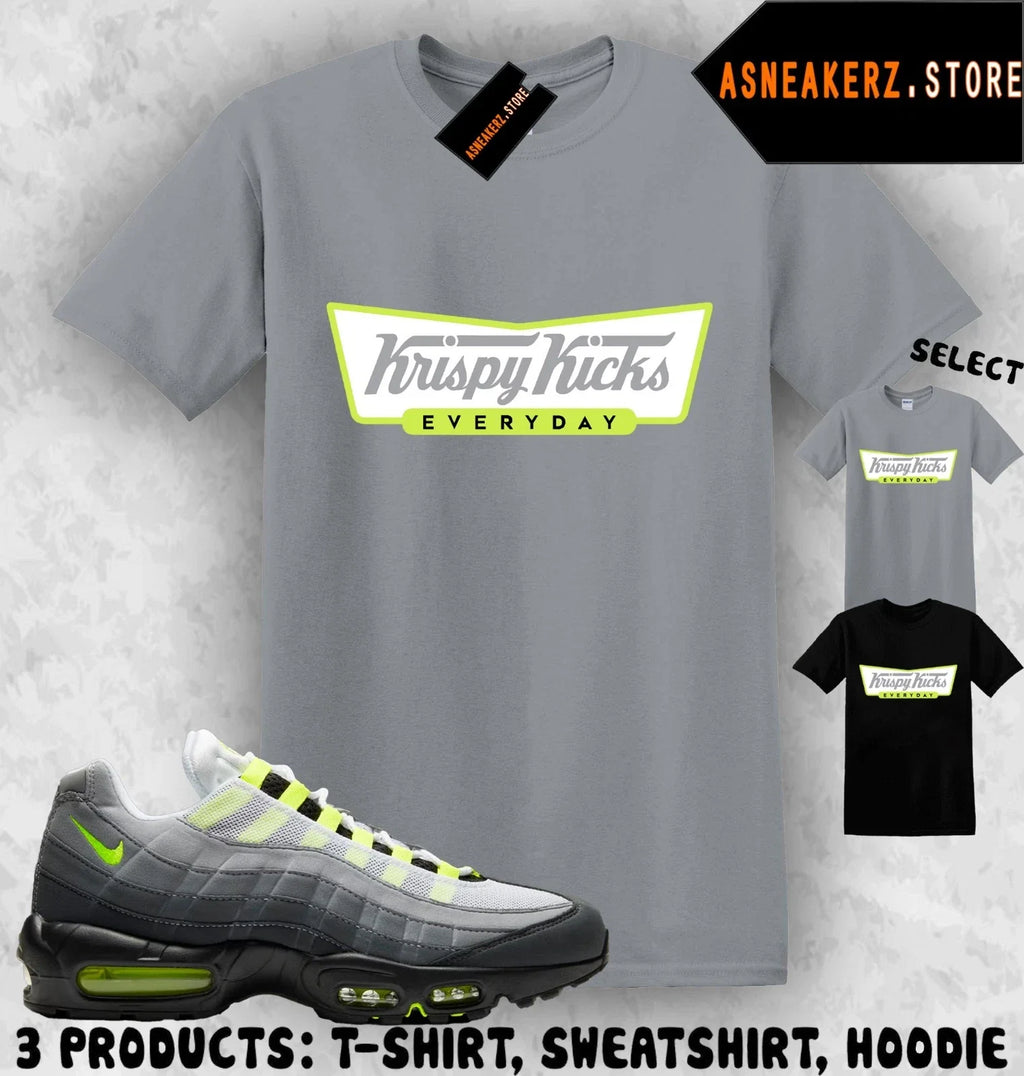 Matching AM 95 Big Bubble Neon 2026 Match Sneaker - Adult & Kids T-Shirts, Sweatshirts & Hoodies apparel design preview 1