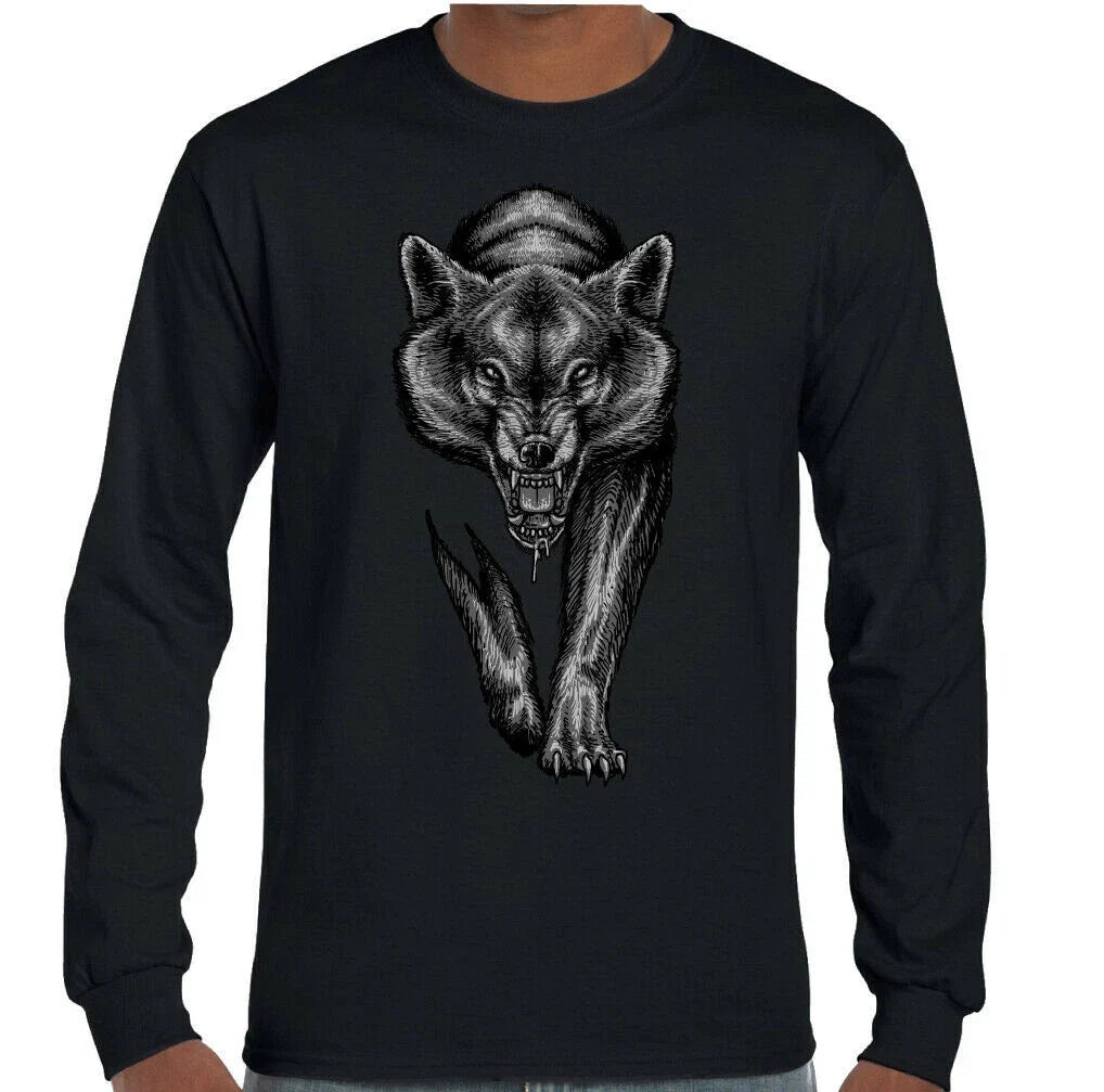 Snarling Wolf Mens Animal Lone Pack GOT Game of - Adult & Kids T-Shirts, Sweatshirts & Hoodies apparel design preview 1