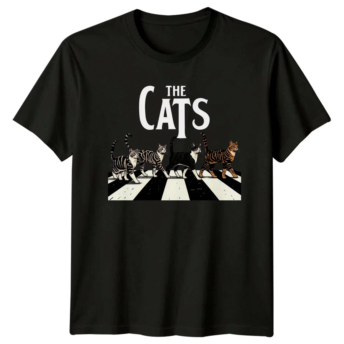 The Cats Parody Cat Lover Walking Funny Graphic - Adult & Kids T-Shirts, Sweatshirts & Hoodies apparel design preview 1