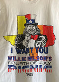 '85 Willie's Picnic Classic White XL - Adult & Kids T-Shirts, Sweatshirts & Hoodies apparel design preview 1