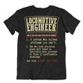 Locomotive Engineer Funny Devise Retro - Adult & Kids T-Shirts, Sweatshirts & Hoodies apparel design preview 1
