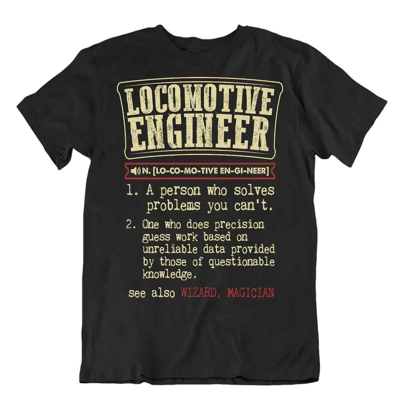 Locomotive Engineer Funny Devise Retro - Adult & Kids T-Shirts, Sweatshirts & Hoodies apparel design preview 1