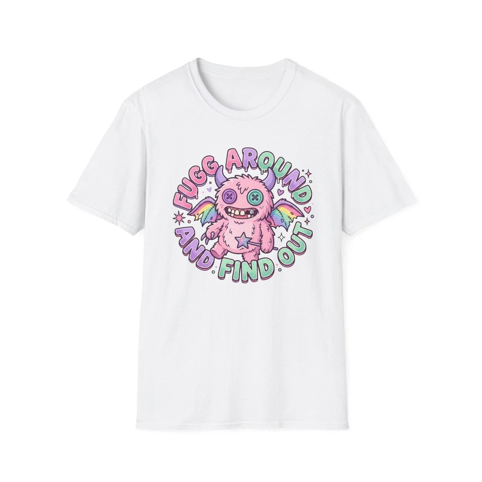 'Fugg Around and Find Out' Cute Kawaii - Adult & Kids T-Shirts, Sweatshirts & Hoodies apparel design preview 1