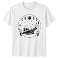 Skull Snail Moon Phases Celestial Gothic Birthday - Adult & Kids T-Shirts, Sweatshirts & Hoodies apparel design preview 1