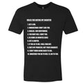 Rules For Dating My Daughter Mens Funny Boyfriend - Adult & Kids T-Shirts, Sweatshirts & Hoodies apparel design preview 1