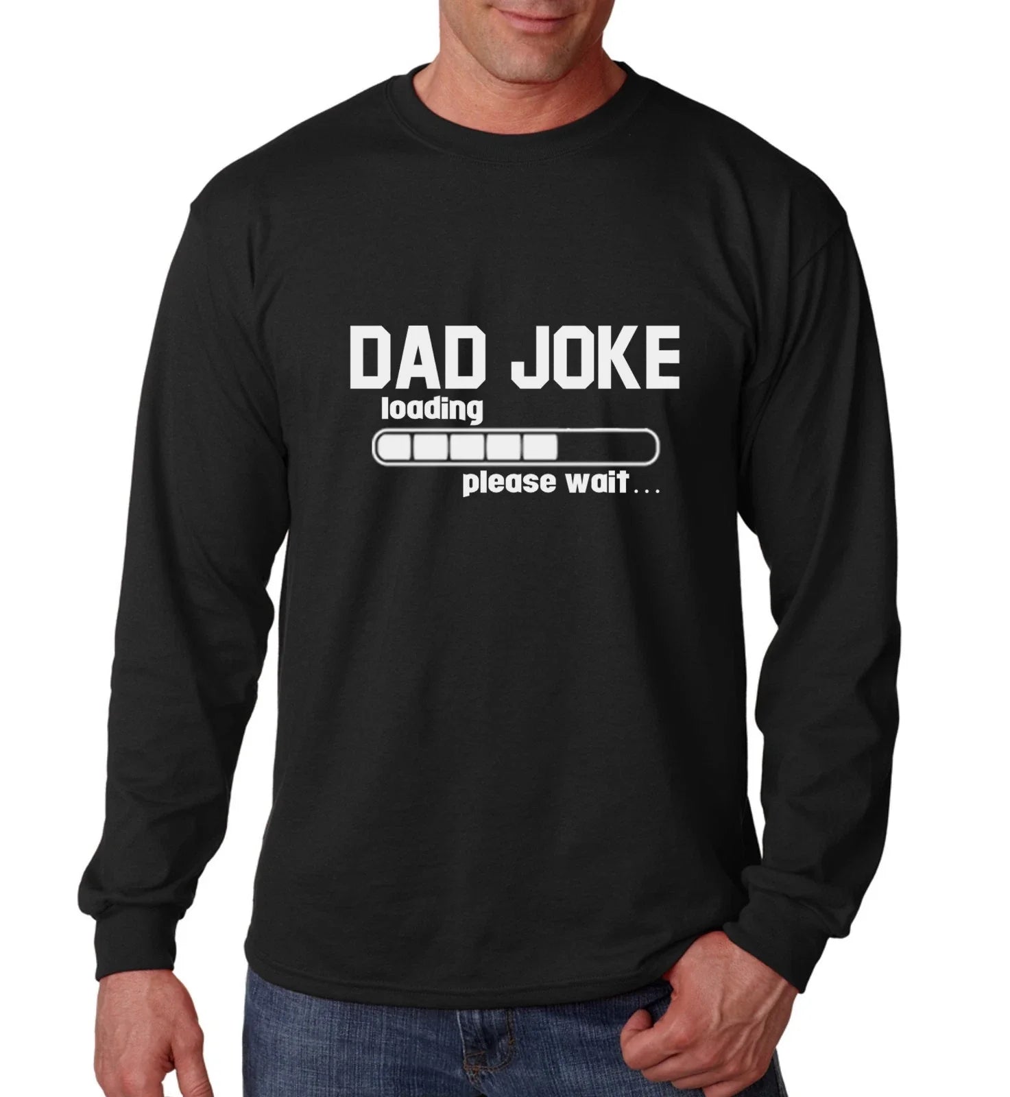 Dad Joke Please Wait Funny Christmas Gift for Husband - Adult & Kids T-Shirts, Sweatshirts & Hoodies apparel design preview 1