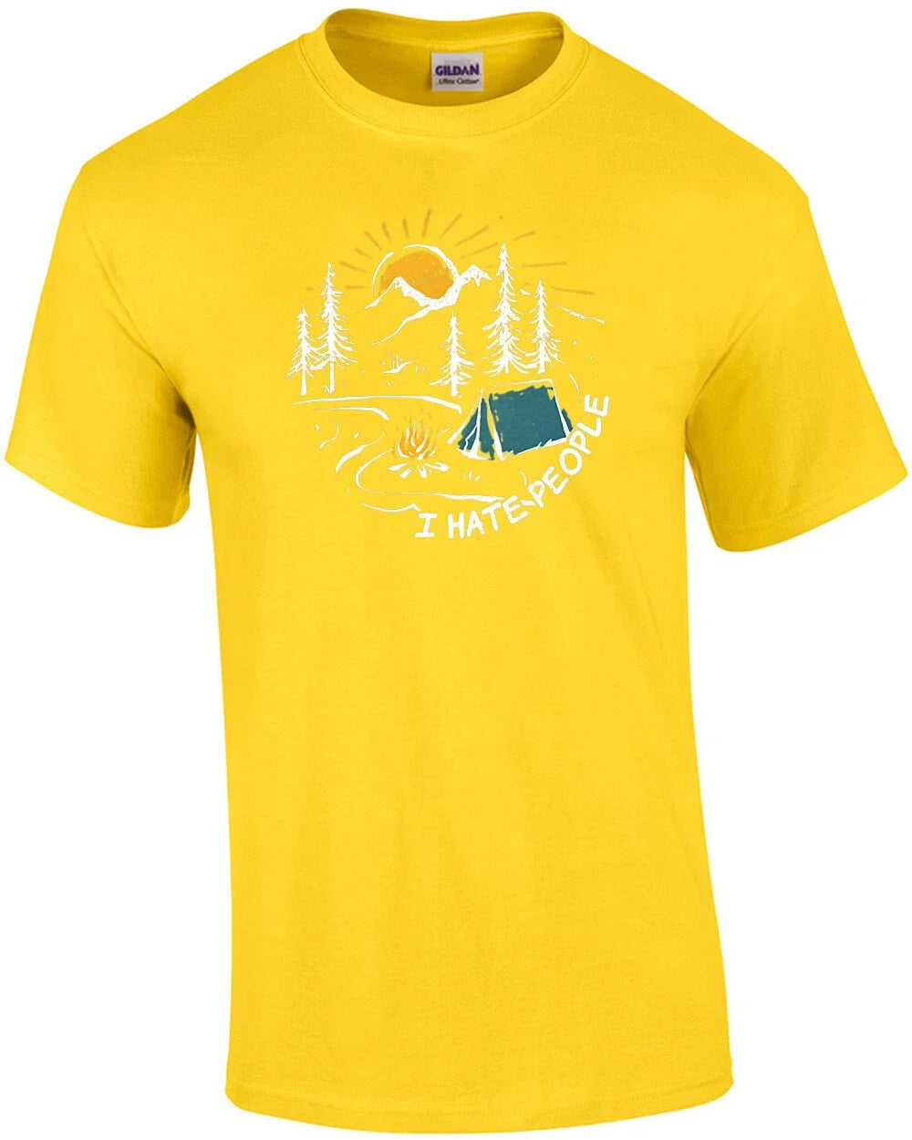 I Hate People Camping - Adult & Kids T-Shirts, Sweatshirts & Hoodies apparel design preview 1