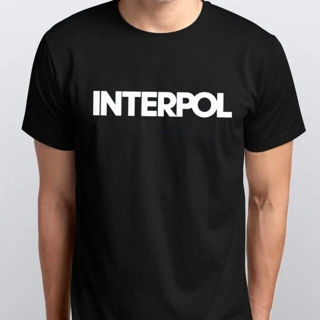 INTERPOL new All sizes S M L XL XXL colours Black, - Adult & Kids T-Shirts, Sweatshirts & Hoodies apparel design preview 1