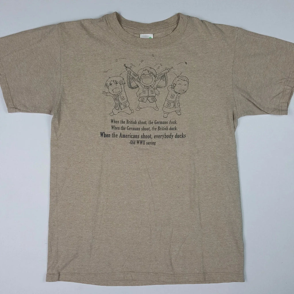 Anime Chibi Funny American War WWII Parody Quote - Adult & Kids T-Shirts, Sweatshirts & Hoodies apparel design preview 1