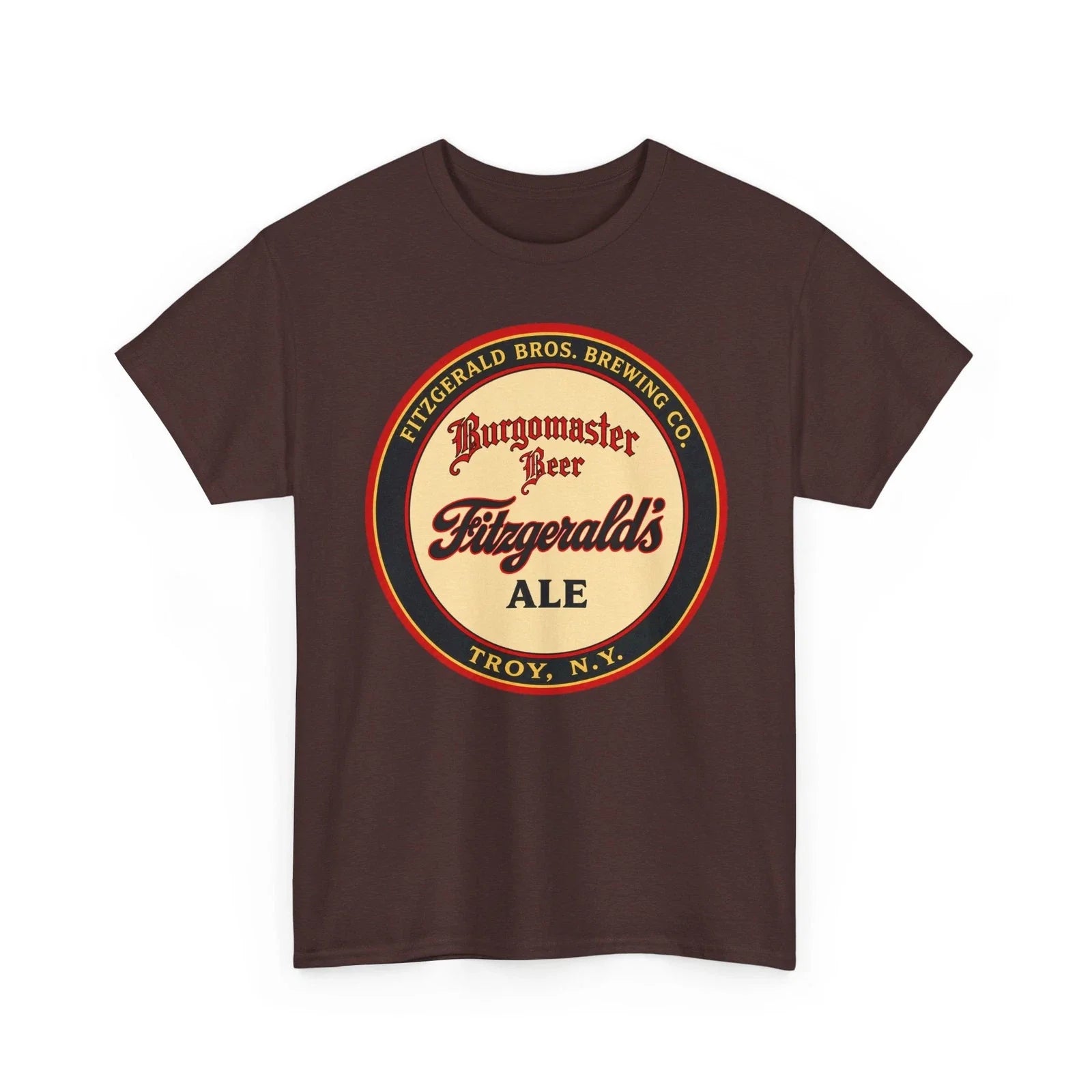 Fitzgerald's Ale Burgomaster Beer Troy NY Brewery - Adult & Kids T-Shirts, Sweatshirts & Hoodies apparel design preview 1