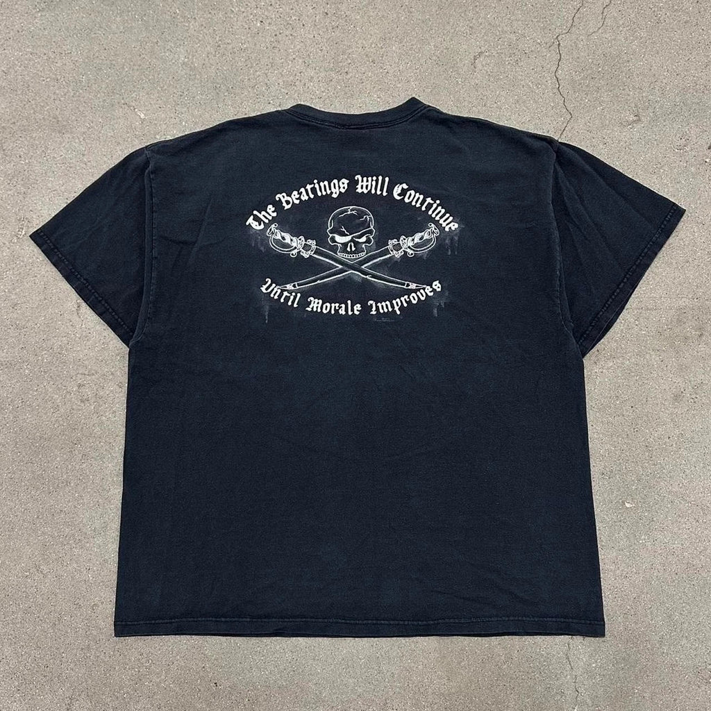 Y2K Pirate Beating Funny Skull Grunge - Adult & Kids T-Shirts, Sweatshirts & Hoodies apparel design preview 1