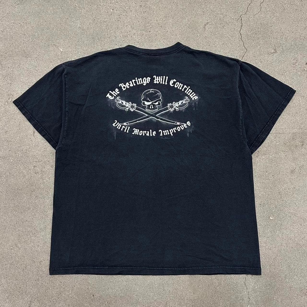 Y2K Pirate Beating Funny Skull Grunge - Adult & Kids T-Shirts, Sweatshirts & Hoodies apparel design preview 1