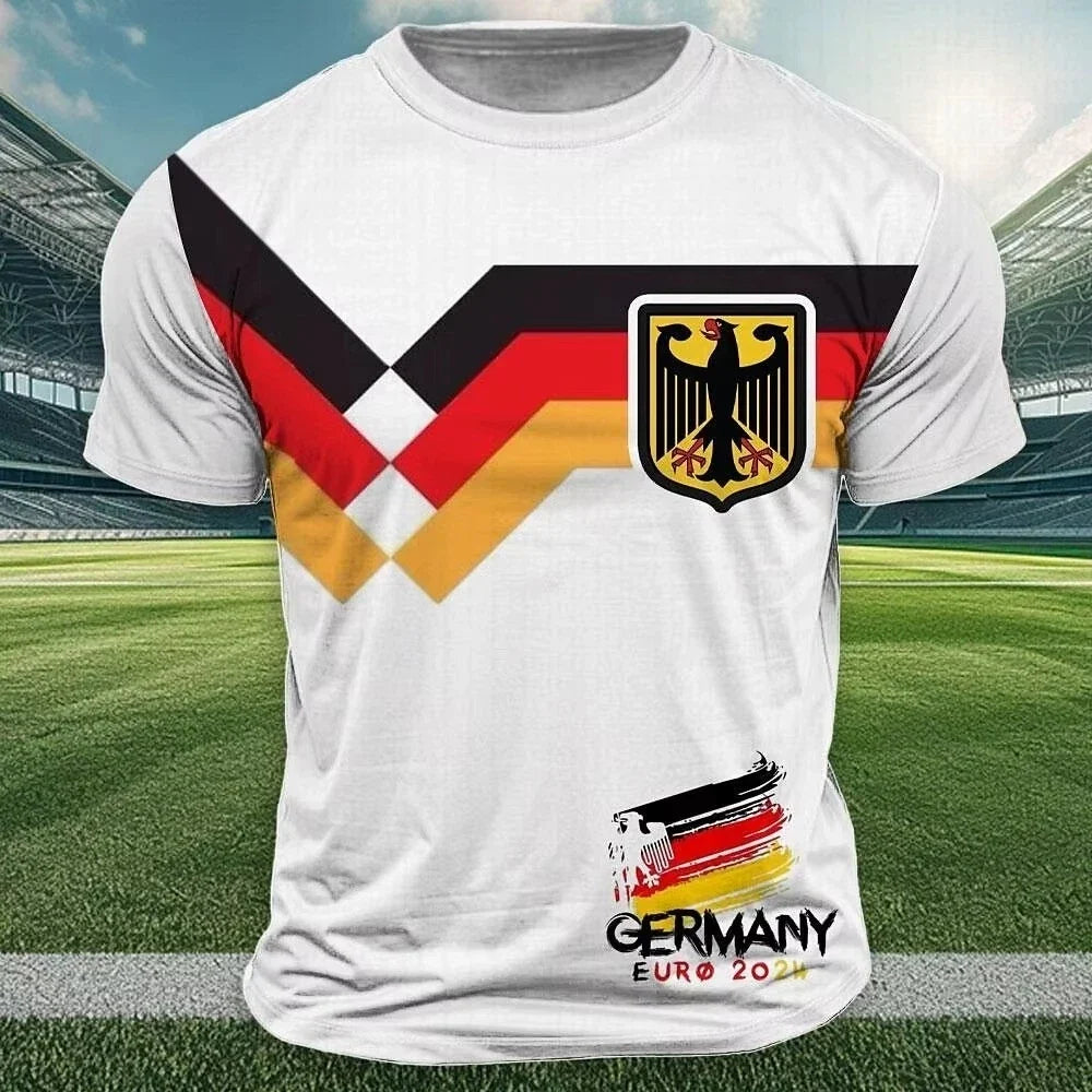Germany Fan Mens Football World Cup Flag - Adult & Kids T-Shirts, Sweatshirts & Hoodies apparel design preview 1