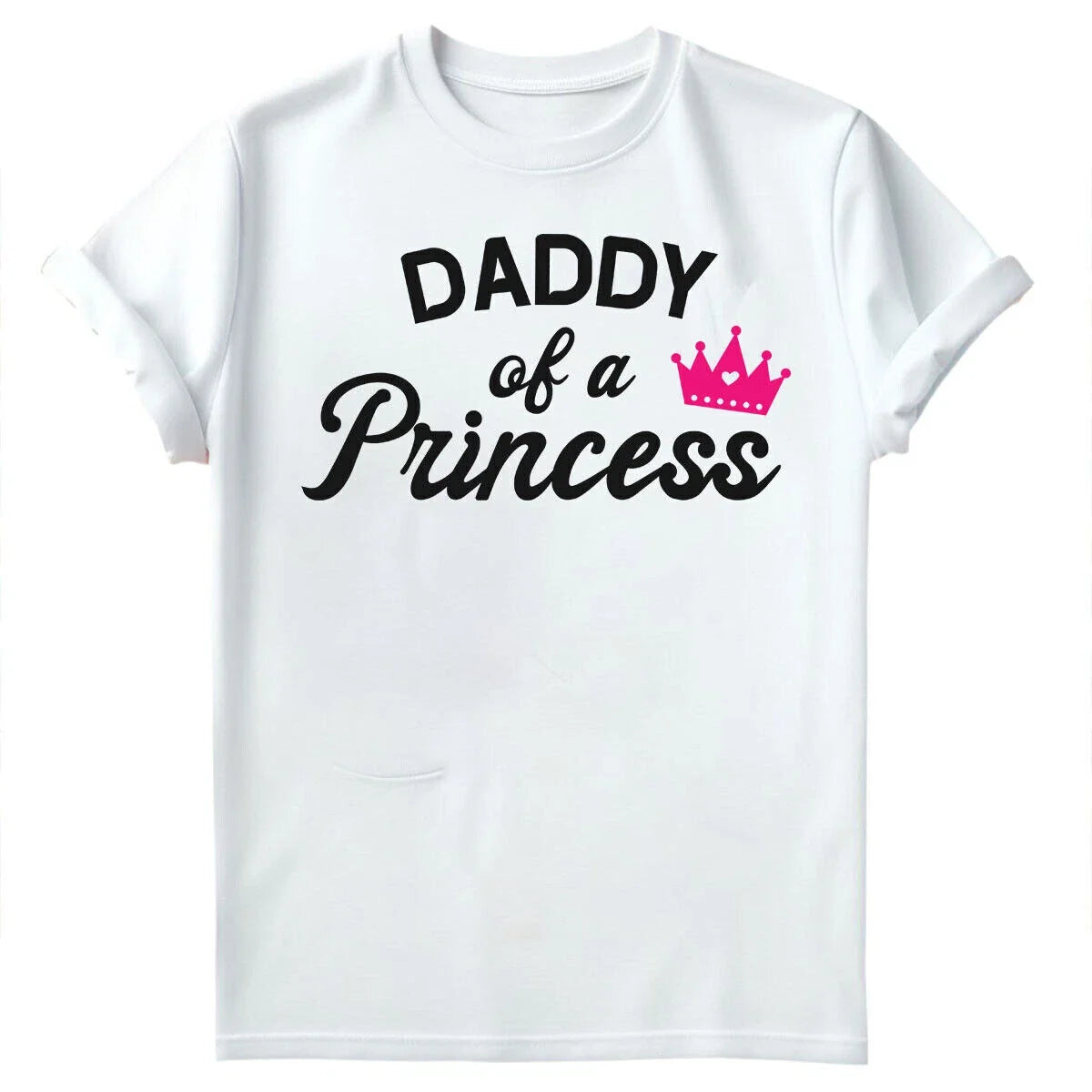 Daddy Of A Princess Fathers Day Gift For Dad Novelty - Adult & Kids T-Shirts, Sweatshirts & Hoodies apparel design preview 1