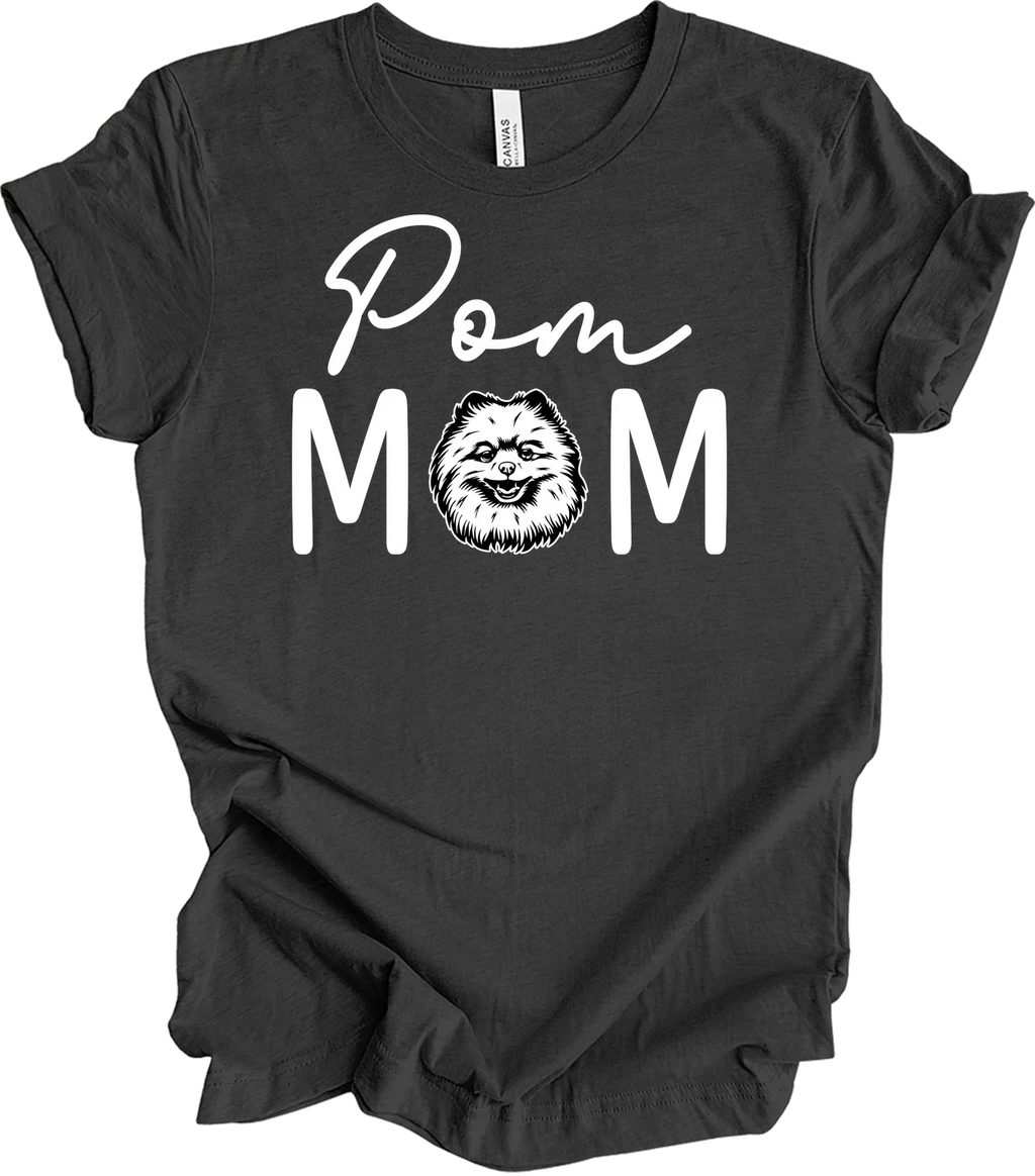 Pom Mom Dog Fur Mama Pomeranian Cute Puppy Gift for - Adult & Kids T-Shirts, Sweatshirts & Hoodies apparel design preview 1
